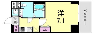 エスライズ御堂筋本町の物件間取画像